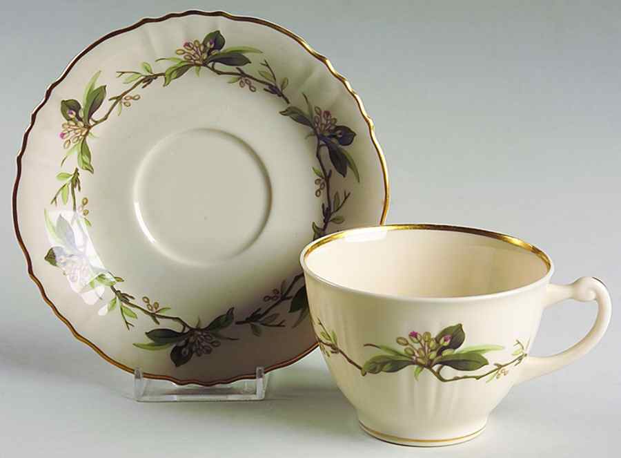 Westvale Flat Cup & Saucer Set by Syracuse-1