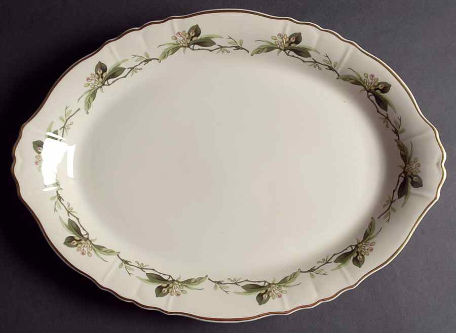 Westvale 16" Oval Serving Platter by Syracuse-1