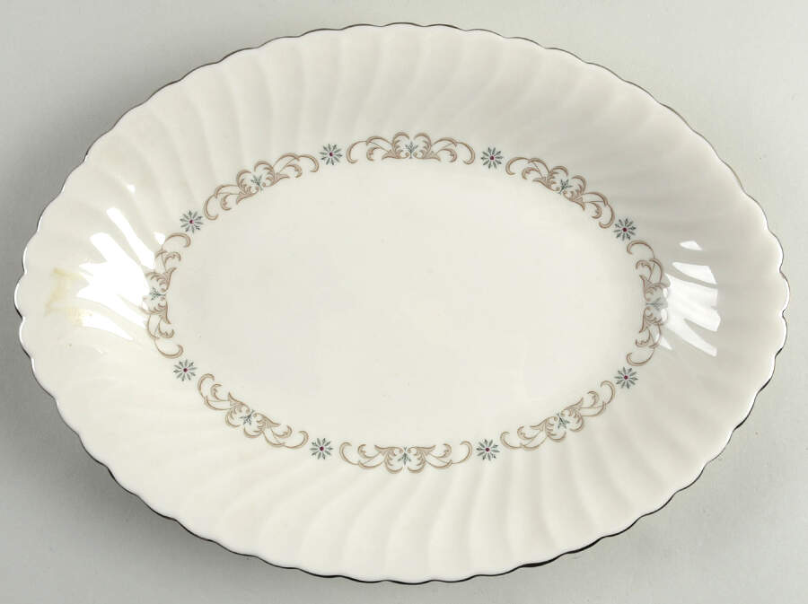 Westminster 12" Oval Serving Platter by Syracuse-1