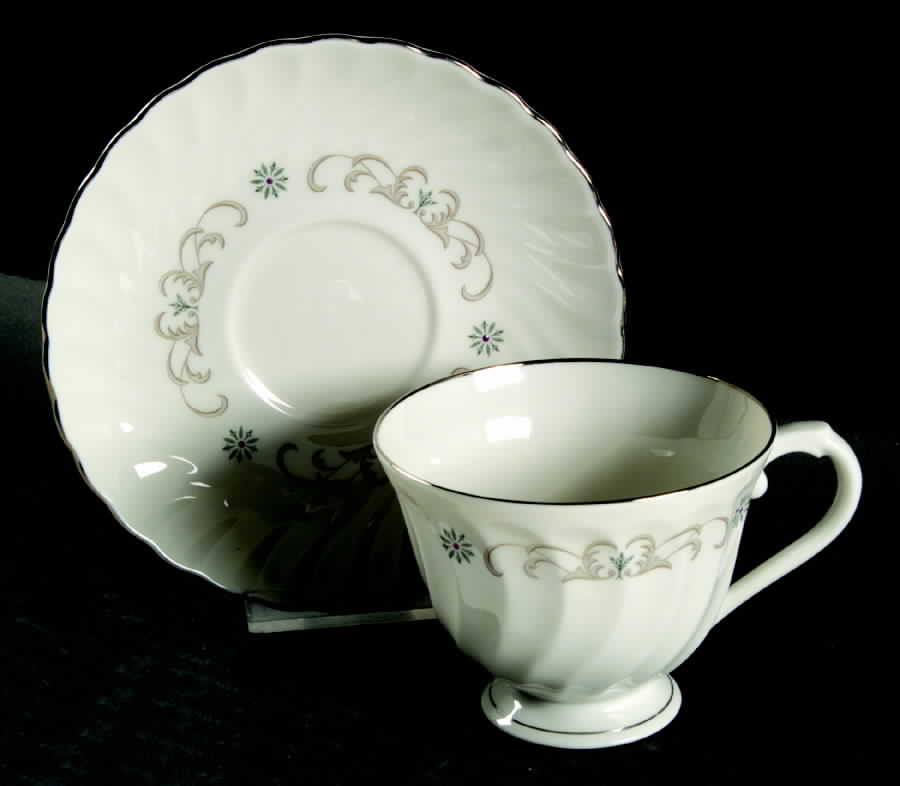 Westminster Footed Cup & Saucer Set by Syracuse-1