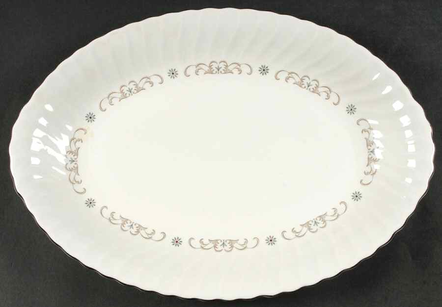 Westminster 14" Oval Serving Platter by Syracuse-1