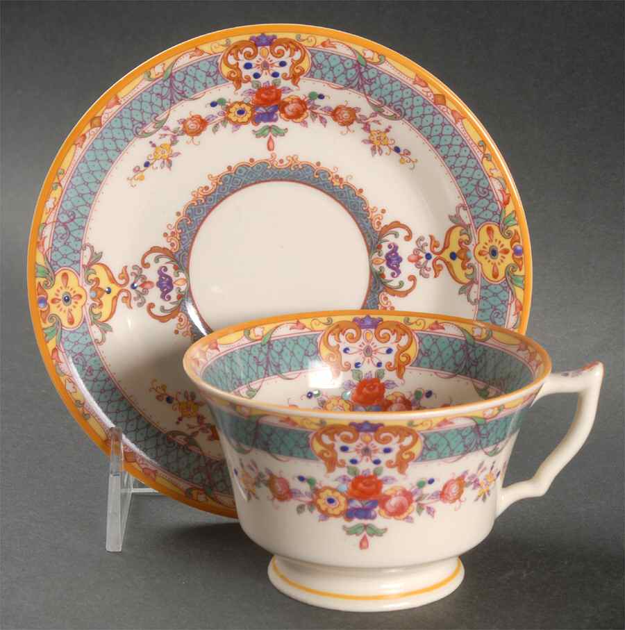 The Whitby Footed Cup & Saucer Set by Syracuse-1
