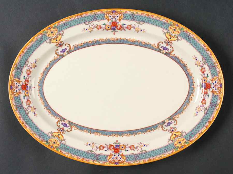 The Whitby 12" Oval Serving Platter by Syracuse-1