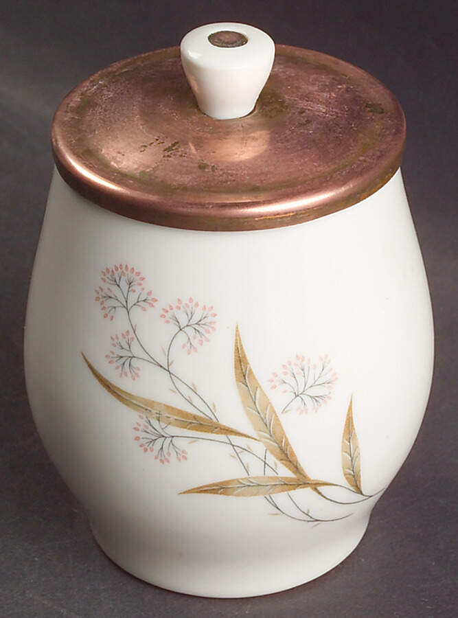 Windswept Sugar Bowl & Copper Lid by Syracuse-1