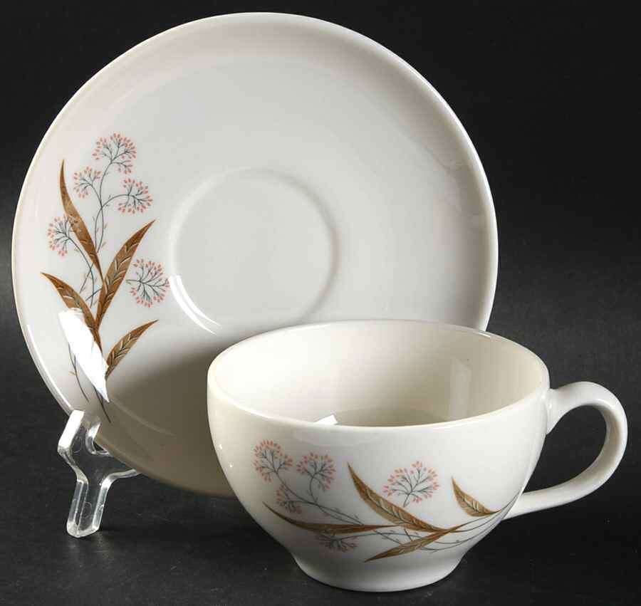 Windswept Flat Cup & Saucer Set by Syracuse-1