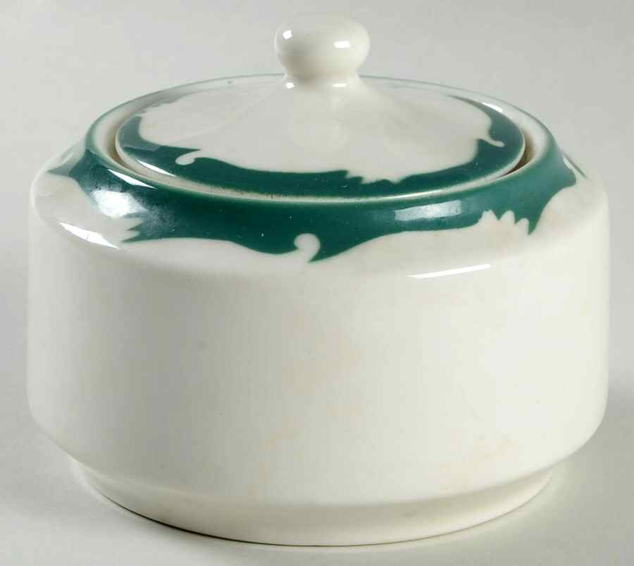 Wintergreen Sugar Bowl & Lid by Syracuse-1