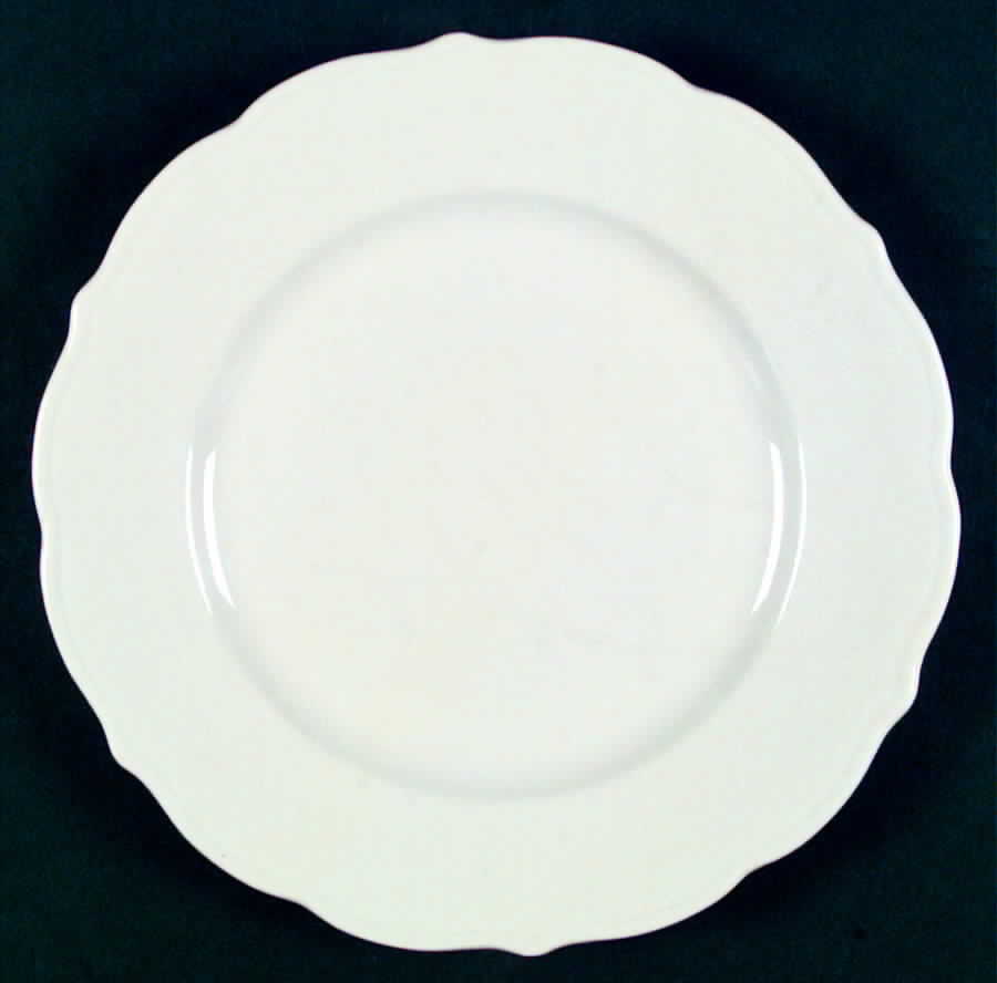 Dawn (Restaurant, All White) Dinner Plate by Syracuse-1