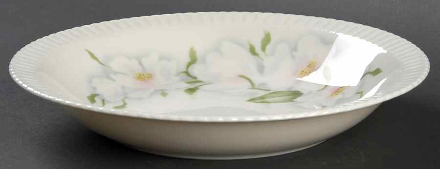 Wild Roses Rim Soup Bowl by Syracuse-1