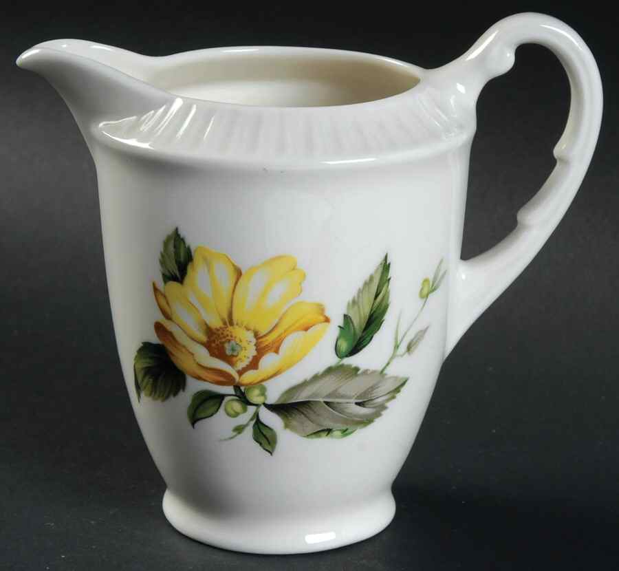 Yellow Roses Creamer by Syracuse-1