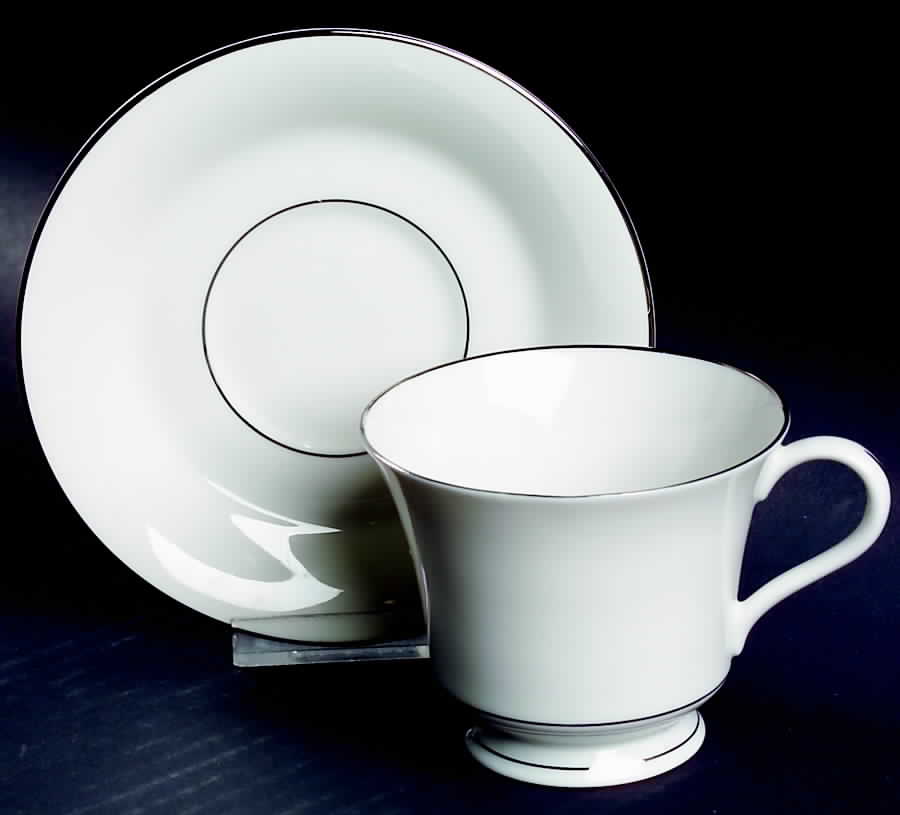 Yorktown Footed Cup & Saucer Set by Syracuse-1