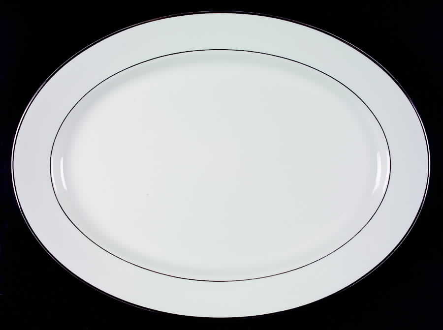 Yorktown 14" Oval Serving Platter by Syracuse-1