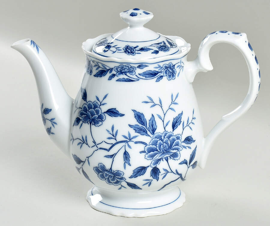 Blue Chatham Teapot & Lid by Symco-1