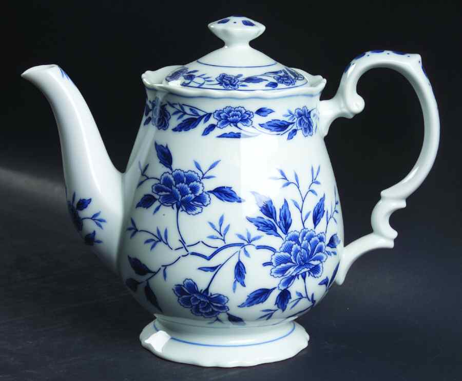 Blue Chatham Coffee Pot & Lid by Symco-1