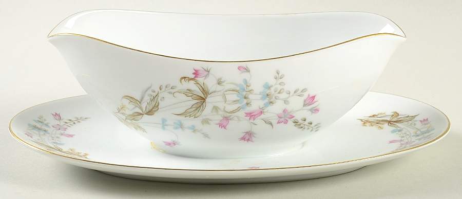 Florette Gravy Boat with Attached Underplate by Symco-1