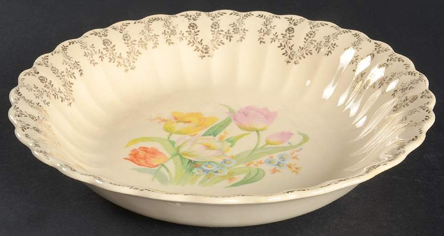 Easterwood Rim Soup Bowl by Sebring Pottery-1