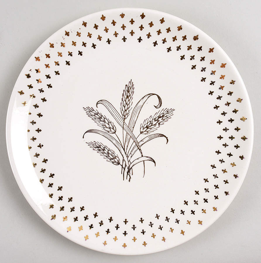 Golden Wheat Luncheon Plate by SCIO-1