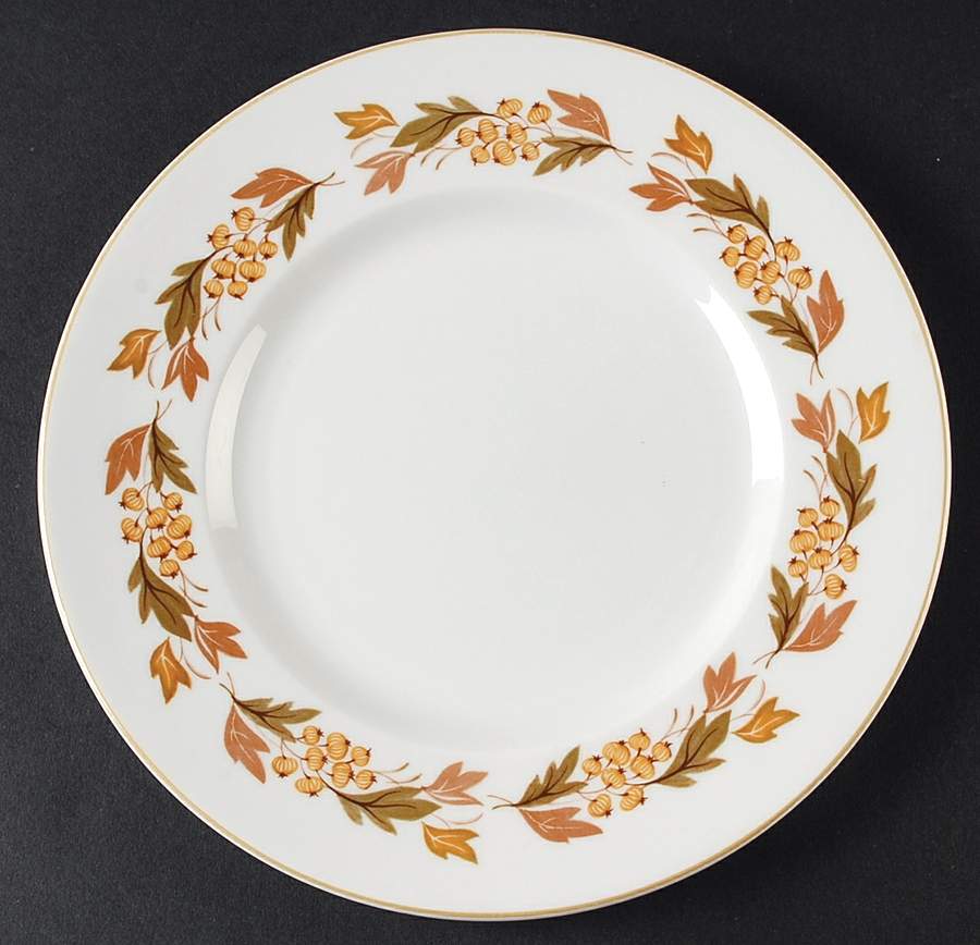 Autumn Leaf Salad Plate by Susie Cooper-1