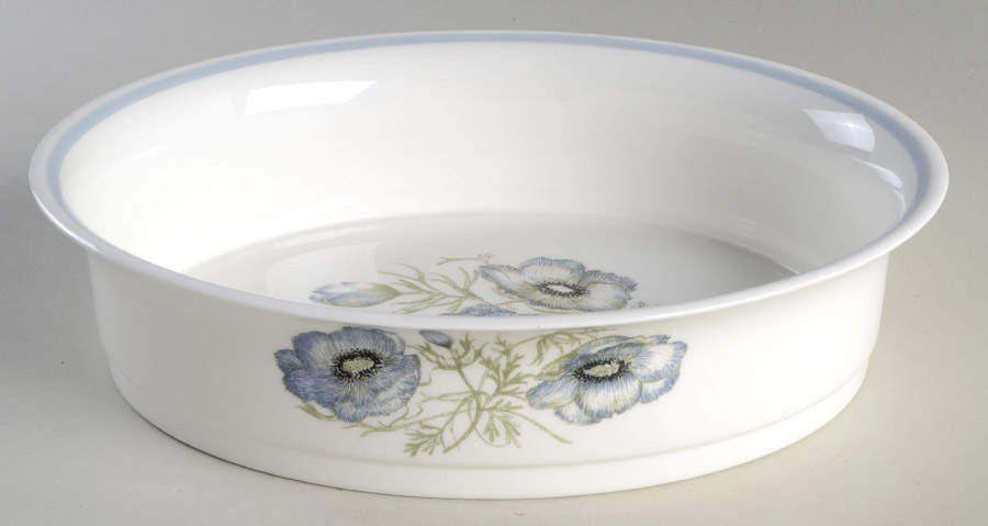 Glen Mist (Susie Cooper Signature Stamp) 9" Oval Vegetable Bowl by Susie Cooper-1