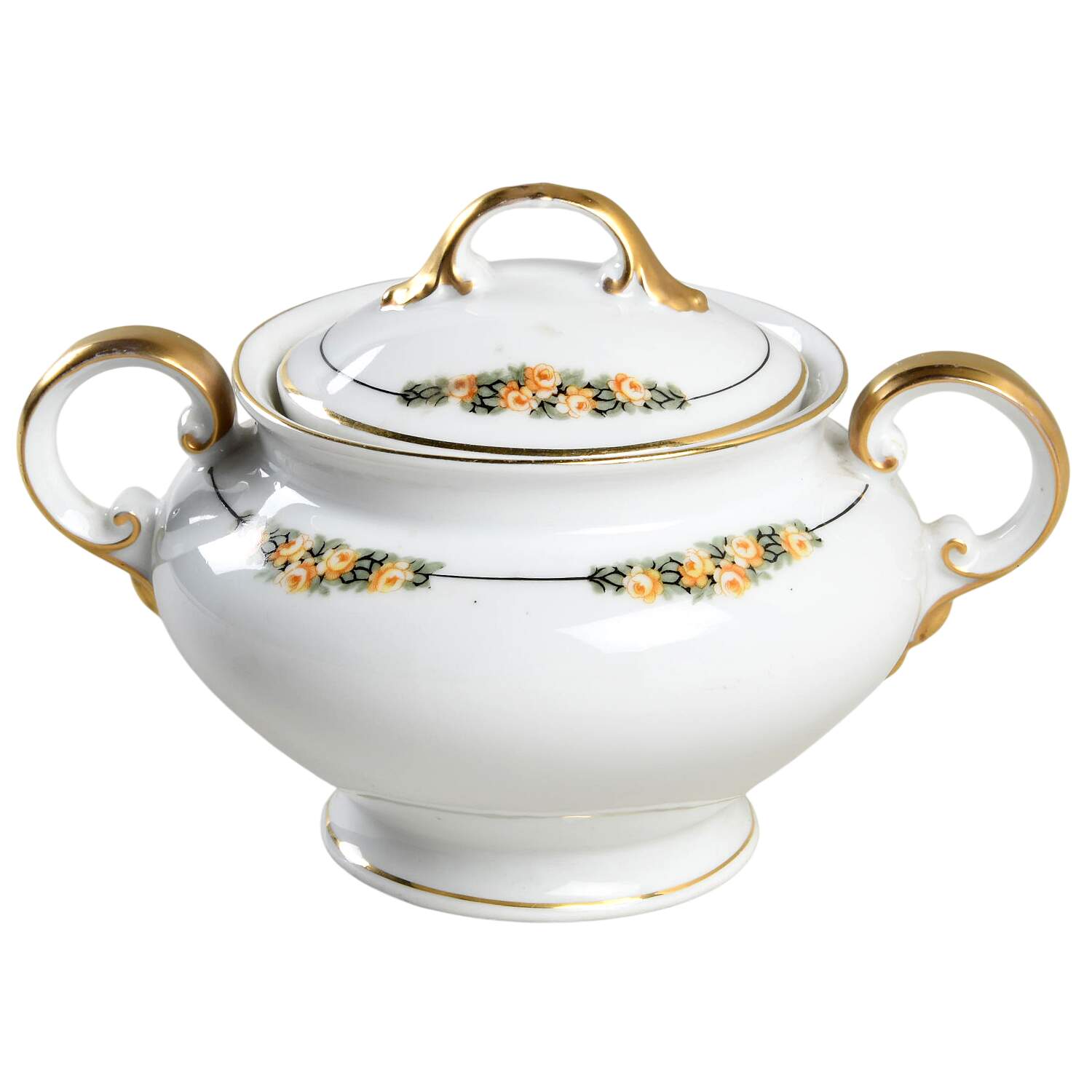 Manchester Sugar Bowl & Lid by Scherzer-1