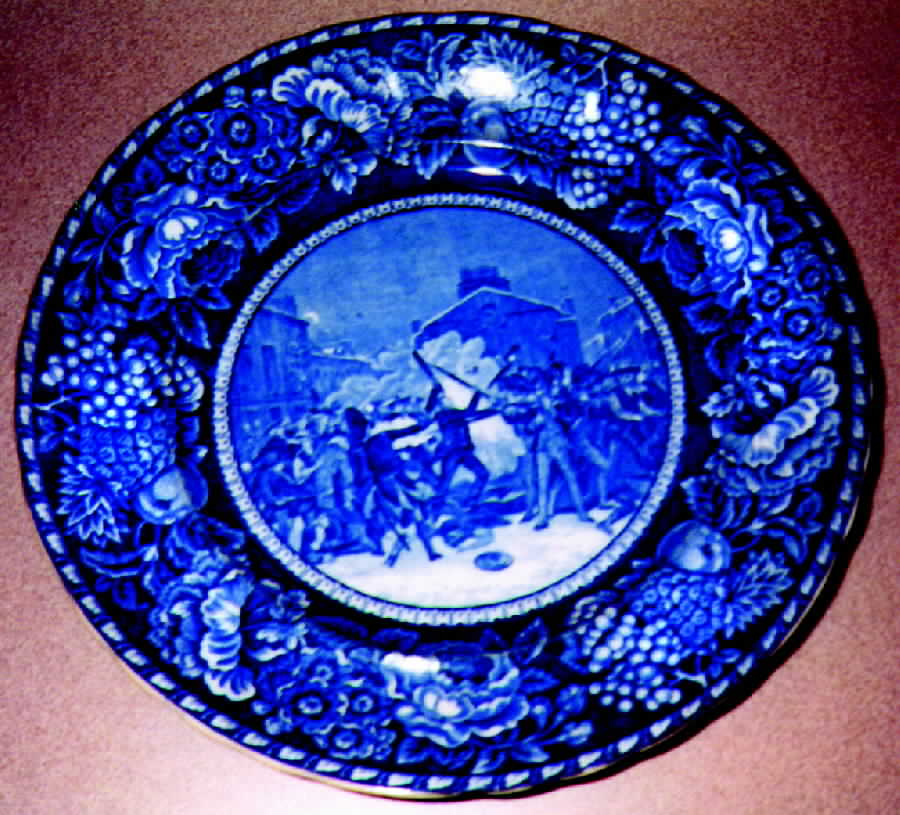 Battle of Lake Erie Dinner Plate by Rowland & Marsellus-1