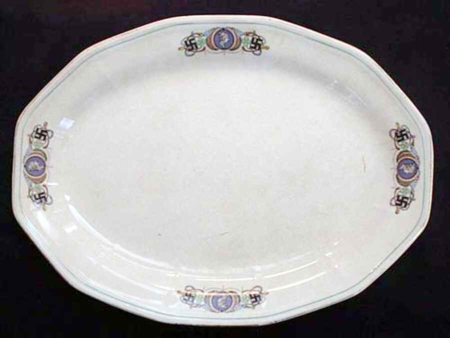 SEB25 13" Oval Serving Platter by Sebring Pottery-1