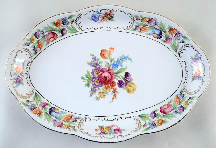 SCH115 16" Oval Serving Platter by Schumann - Bavaria-1