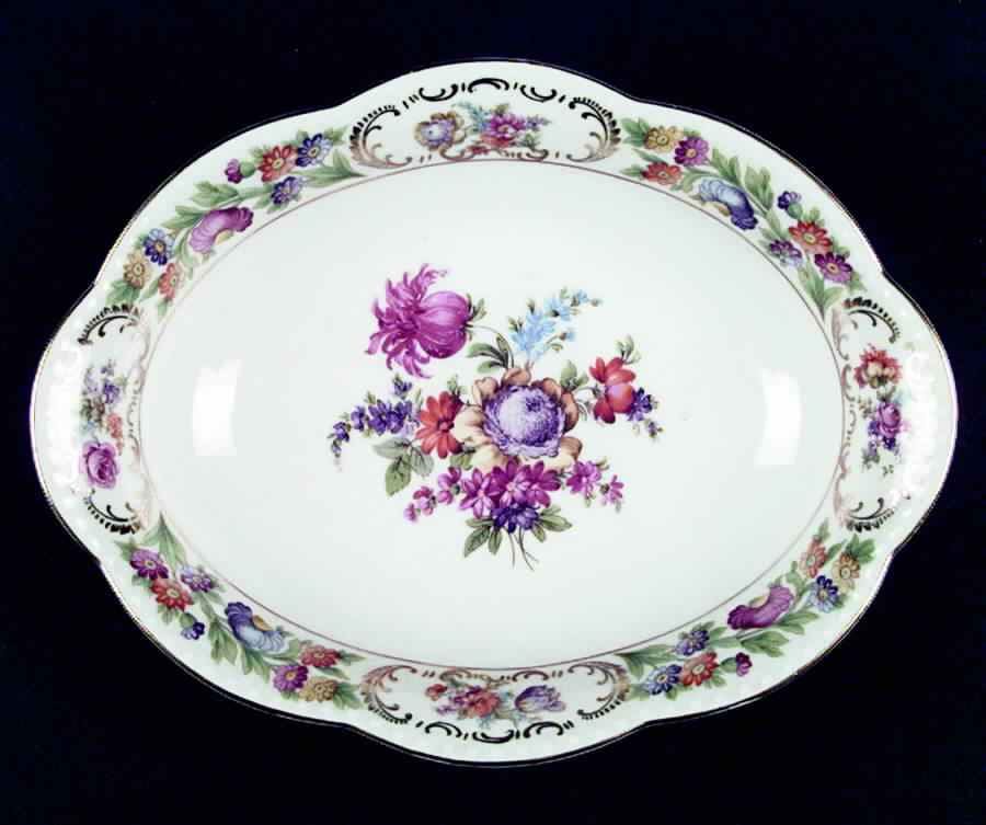 SCH115 10" Oval Vegetable Bowl by Schumann - Bavaria-1