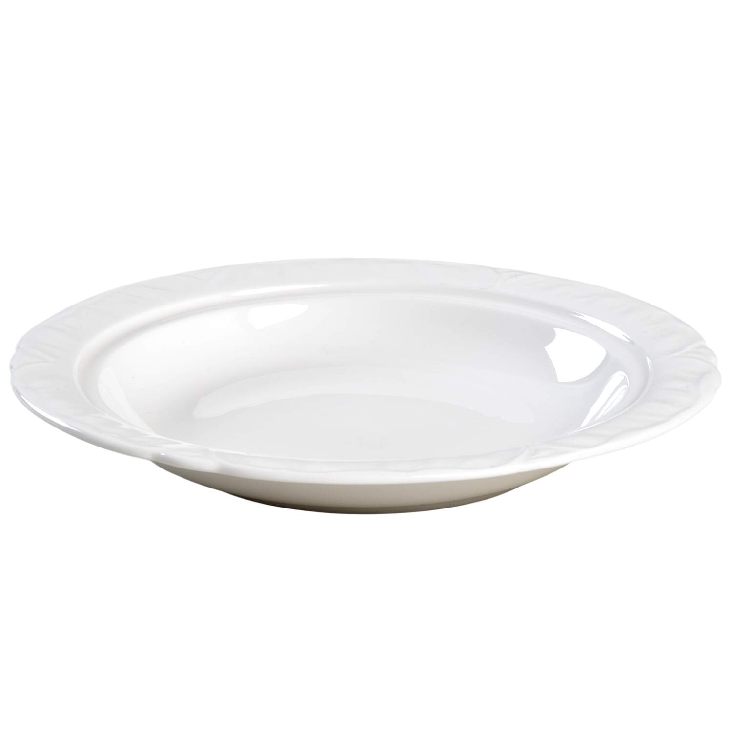 Oleander (White, Undecorated) Muffin Dish No Lid by Shelley-1