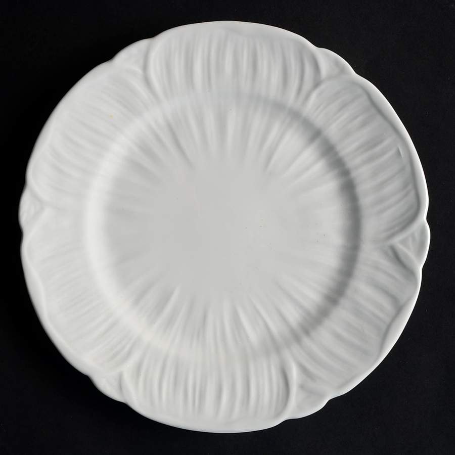 Oleander (White, Undecorated) Salad Plate by Shelley-1