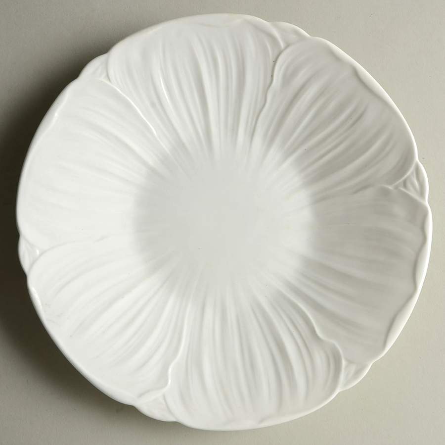 Oleander (White, Undecorated) Cookie Plate by Shelley-1