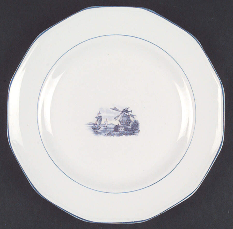 STR11 Dinner Plate by Sterling China (USA)-1