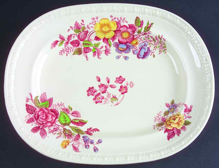 2-9630 11" Oval Serving Platter by Spode-1