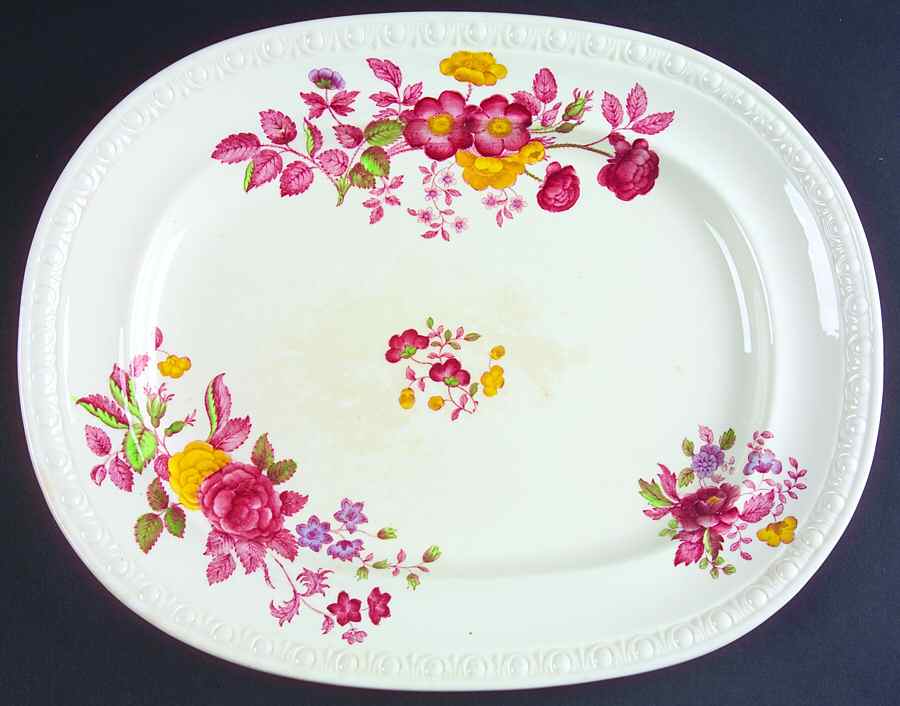 2-9630 13" Oval Serving Platter by Spode-1