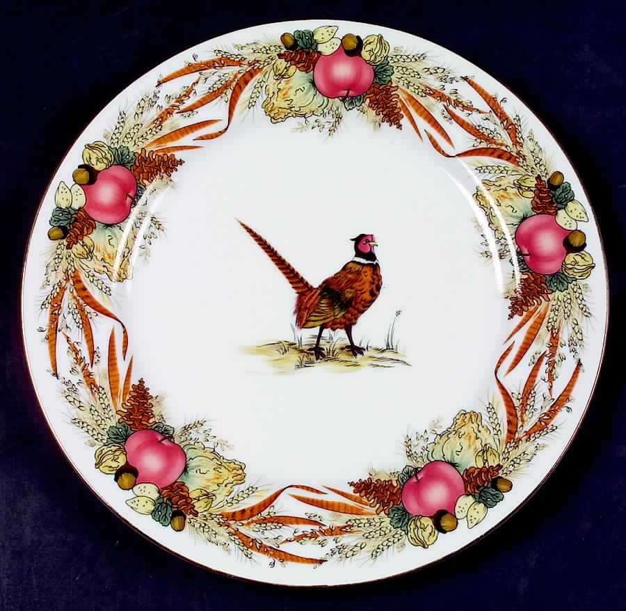 Autumn Cornucopia Accent Dinner Plate by Sadek-1
