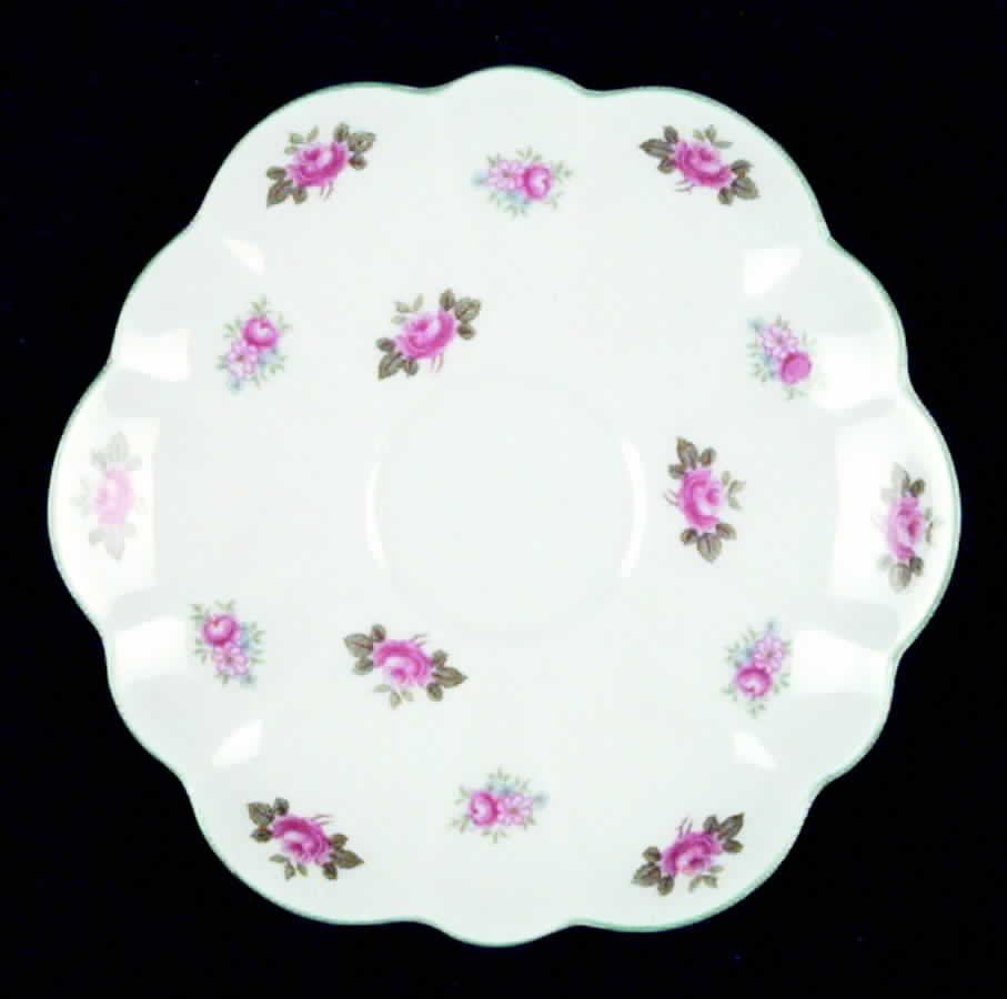 Rosebud Saucer by Shelley-1
