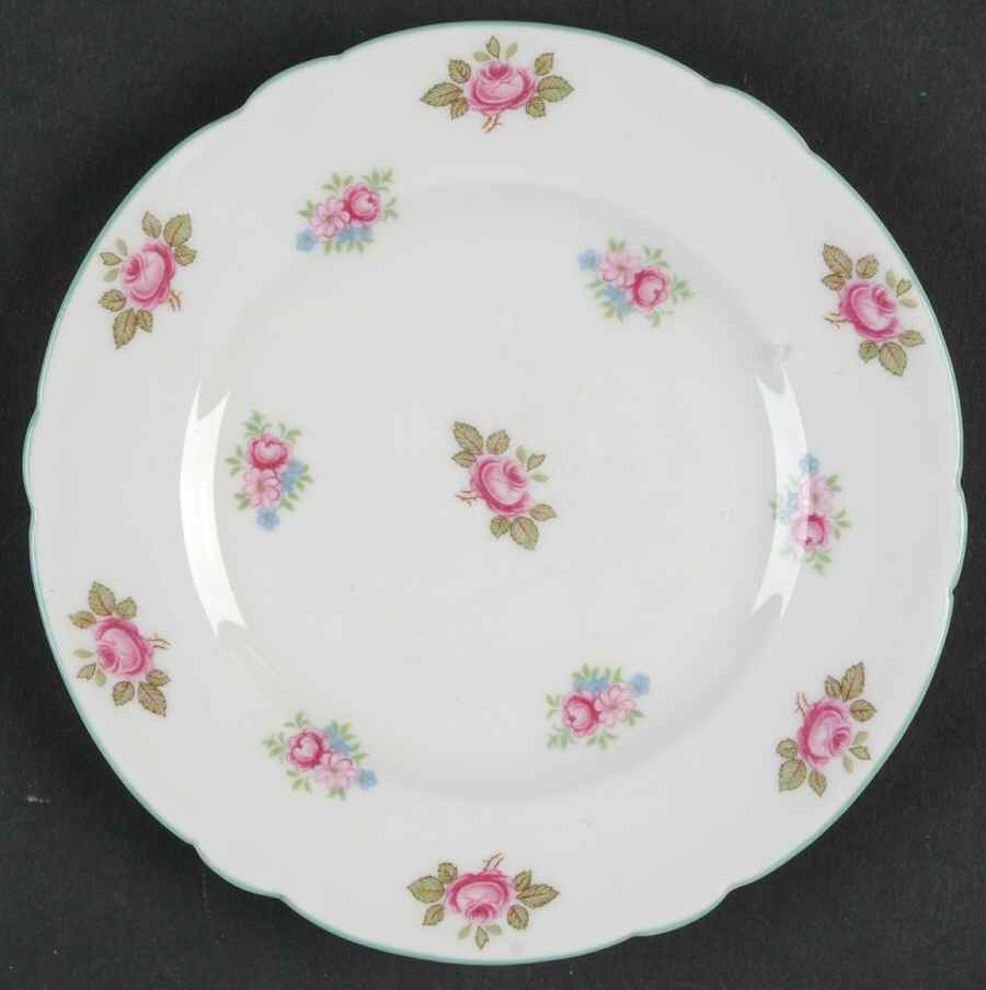 Rosebud Small Bread & Butter Plate by Shelley-1