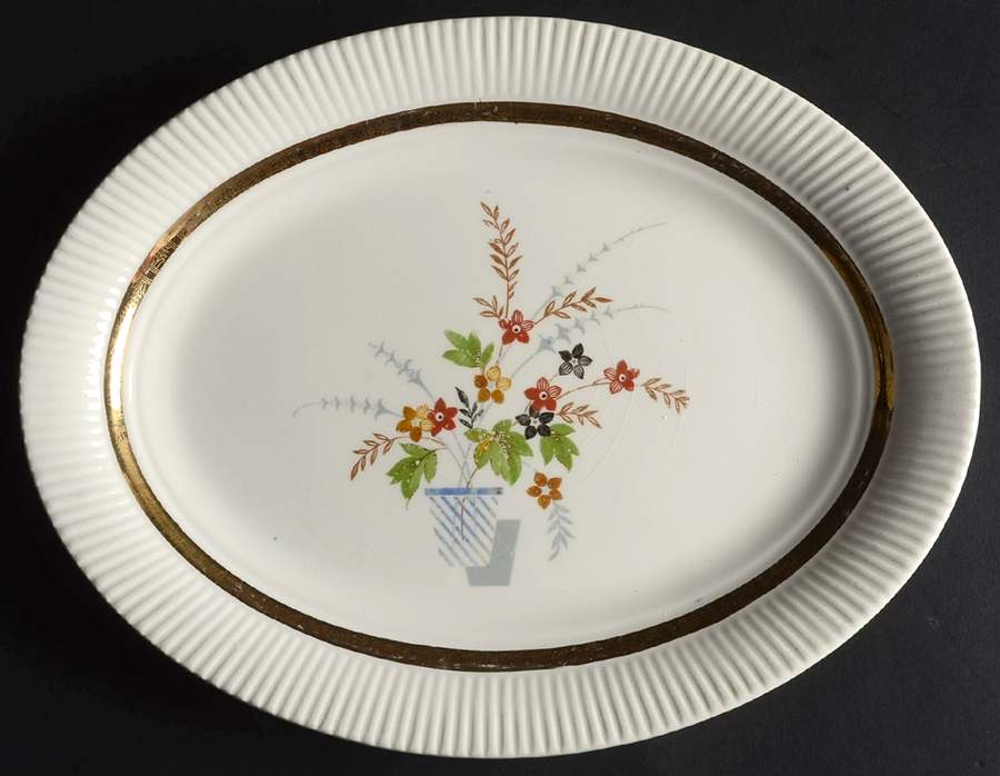 SLM105 11" Oval Serving Platter by Salem-1
