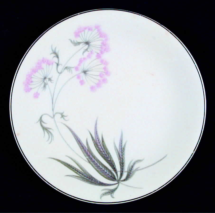 Pastoral Coupe Bread & Butter Plate by Shelley-1