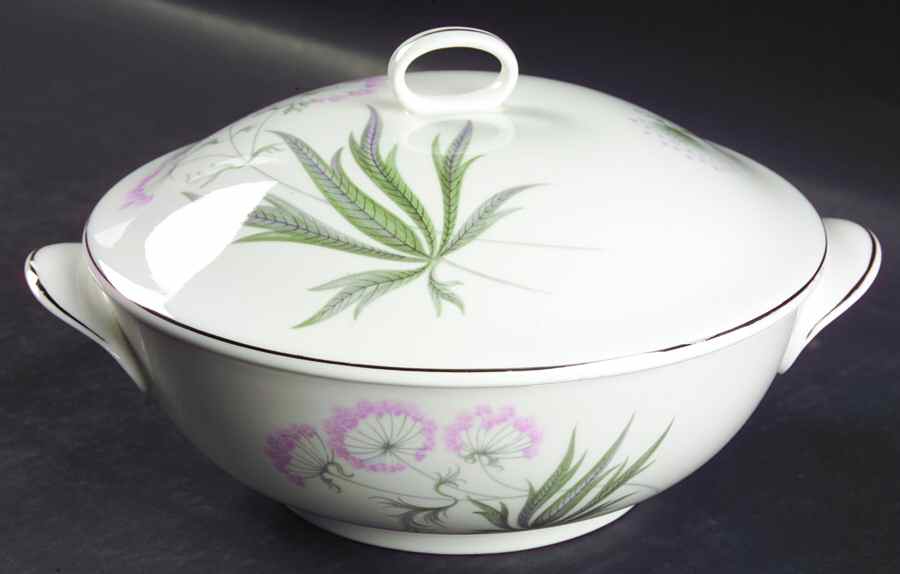 Pastoral Round Covered Vegetable by Shelley-1