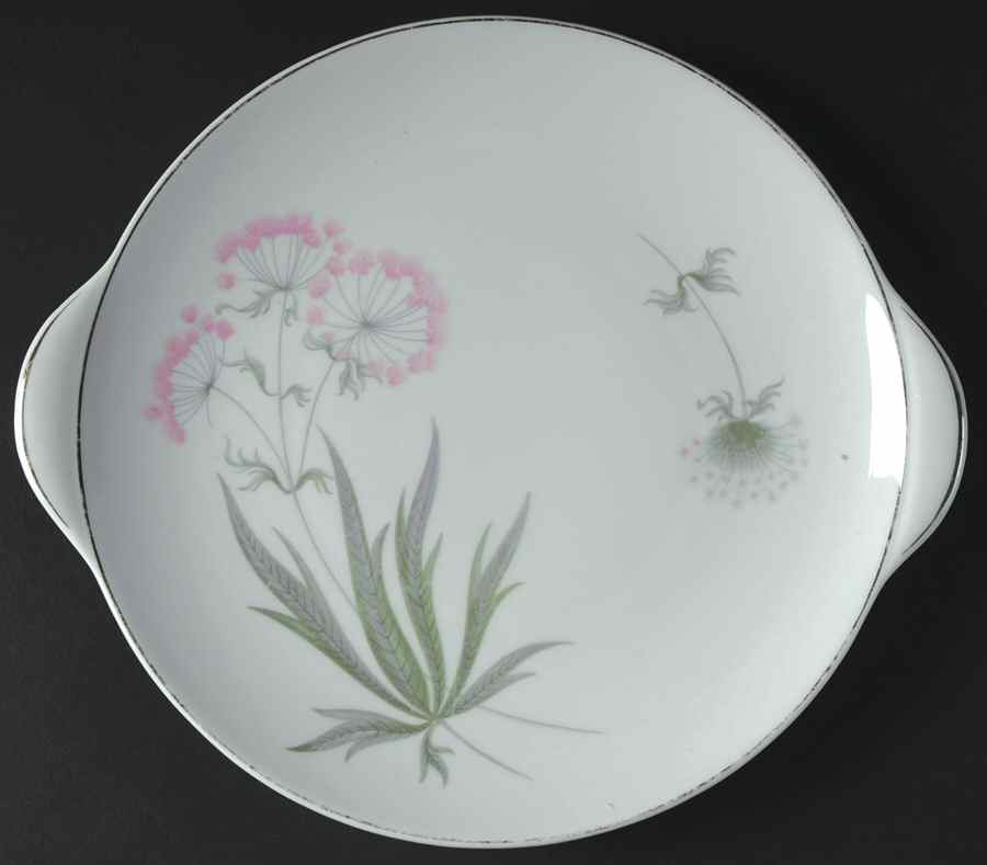 Pastoral Handled Cake Plate by Shelley-1