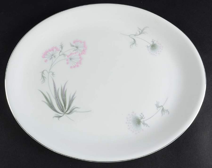 Pastoral 12" Oval Serving Platter by Shelley-1