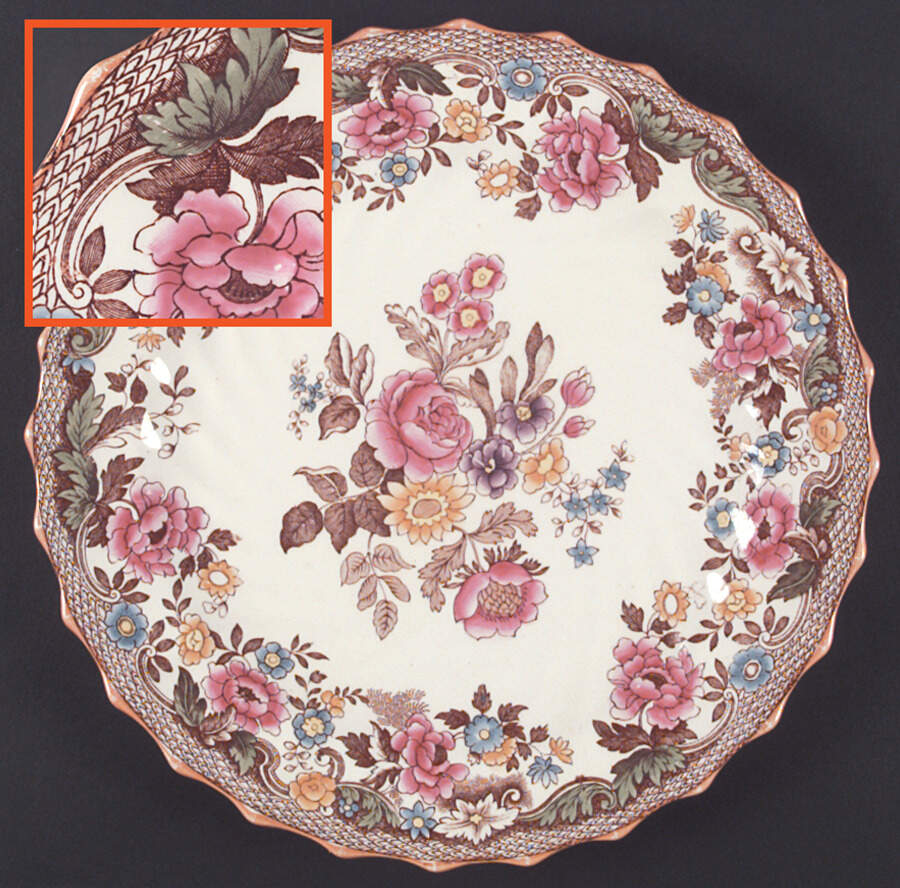 Spode's Bouquet Dinner Plate by Spode-1