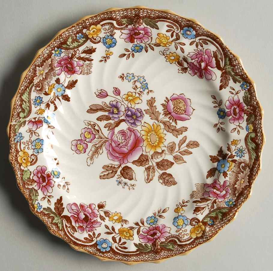 Spode's Bouquet Bread & Butter Plate by Spode-1