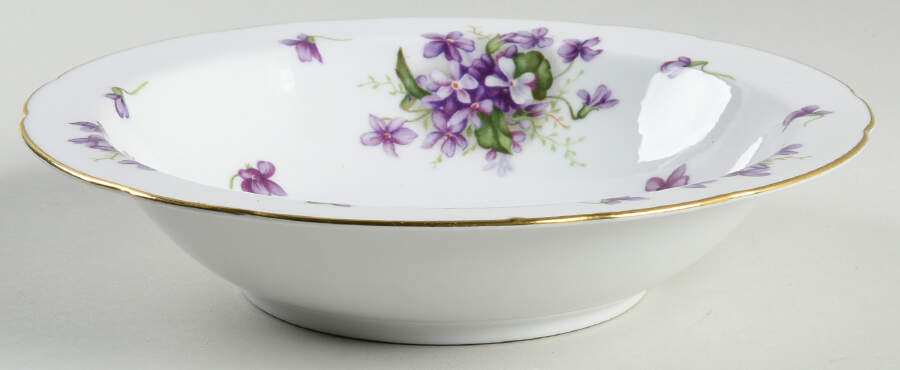 Sweet Violets 9" Round Vegetable Bowl by Sango-1