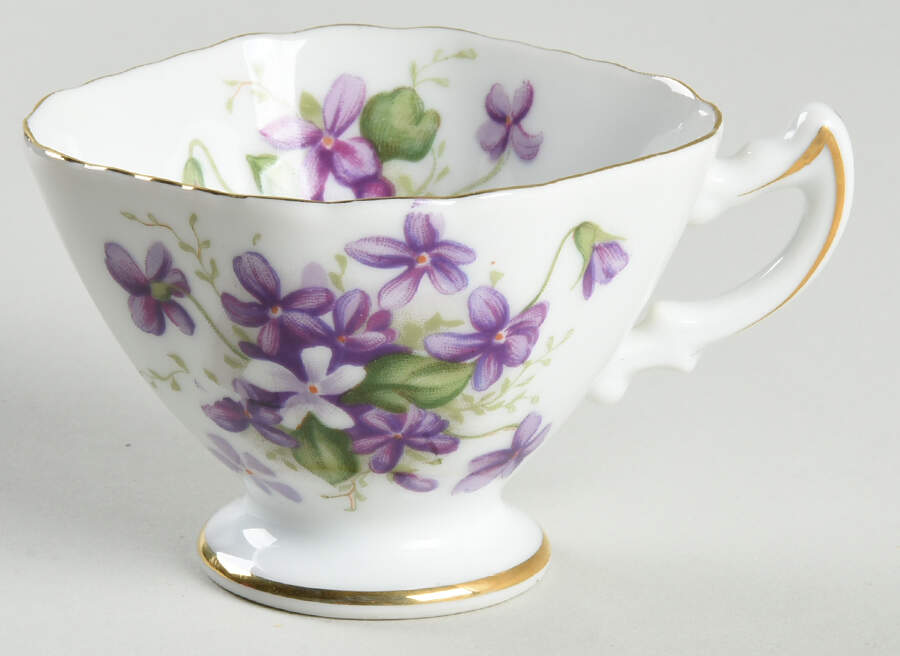 Sweet Violets Demitasse Cup by Sango-1
