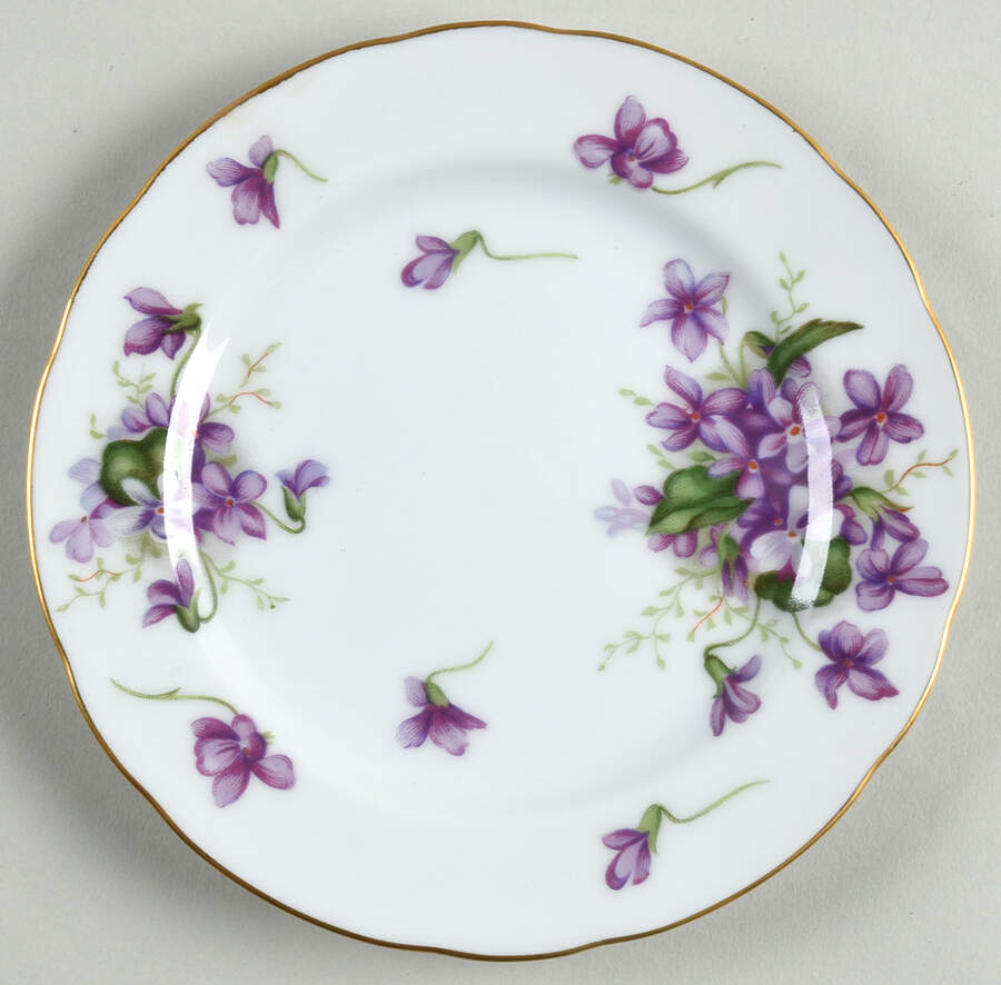 Sweet Violets Bread & Butter Plate by Sango-1