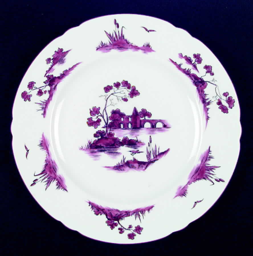 Castle Pink (Pink Trim) Dinner Plate by Shelley-1