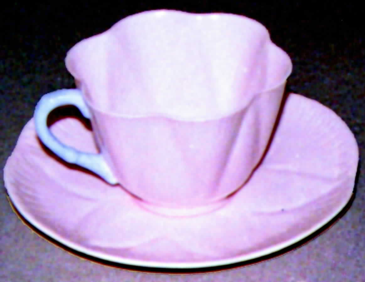 13618 Flat Cup & Saucer Set by Shelley-1