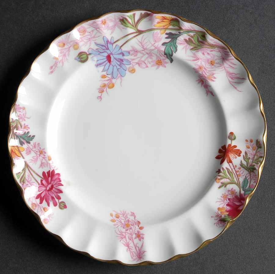 Chelsea Garden (Gold Trim) Bread & Butter Plate by Spode-1