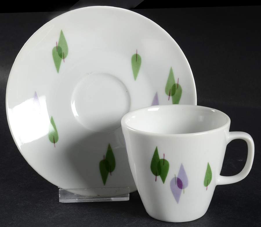 Encore Flat Cup & Saucer Set by Sango-1